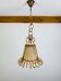 Vintage rattan pendant lamp 60s