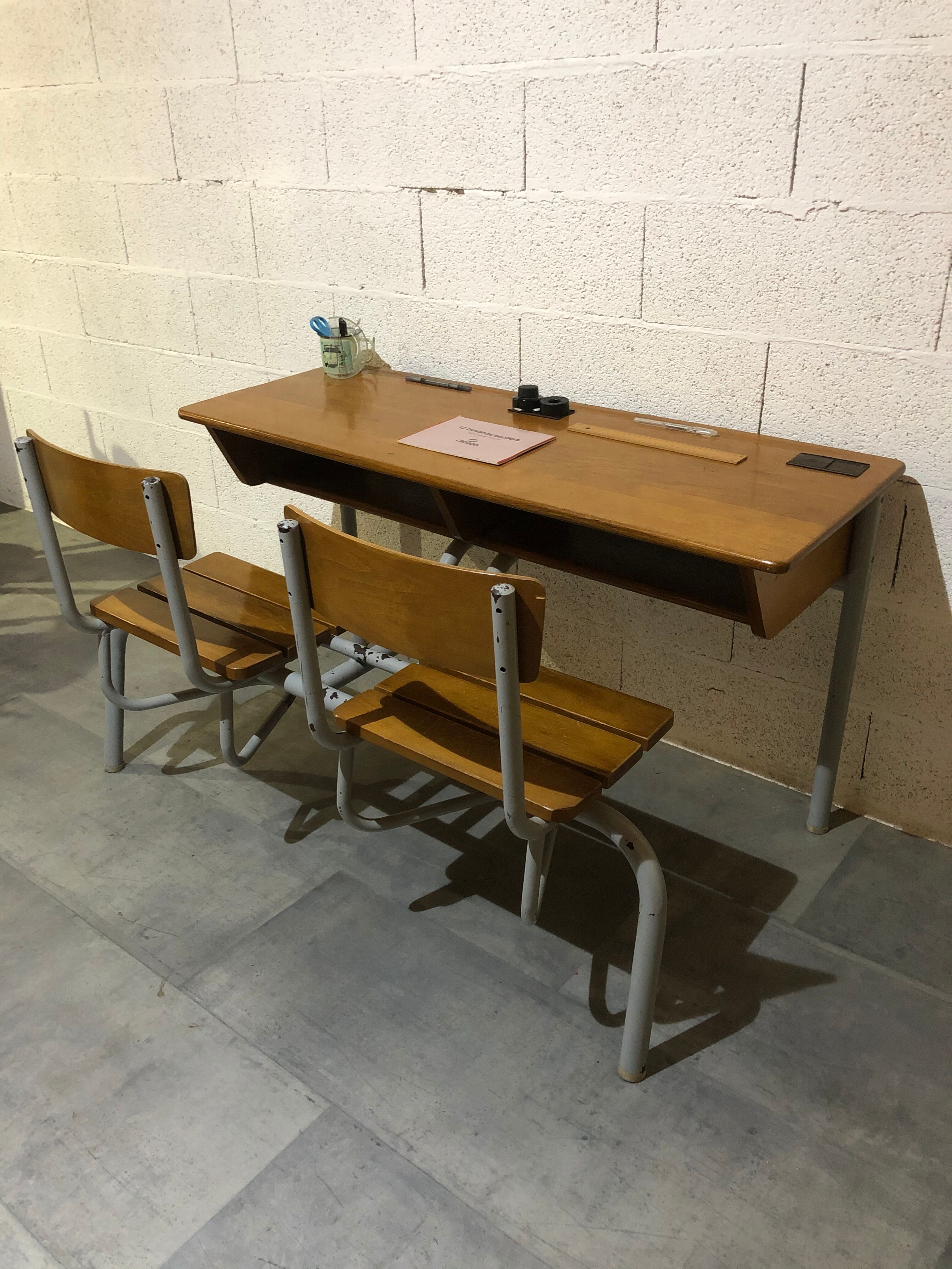 Vintage schoolboy desk