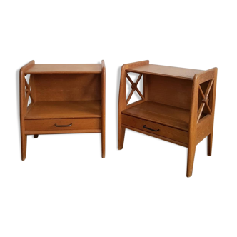 Pair of bedside