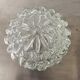 Lot 3 round lamps in vintage glass