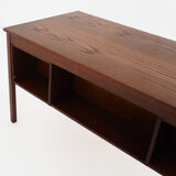 Oak wood desk by Domino Møbler Scandinavian design of the 1970s