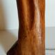 Free-form solid wood pose lamp in 1950s