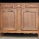 Sumptuous solid oak sideboard, 18th century provincial work