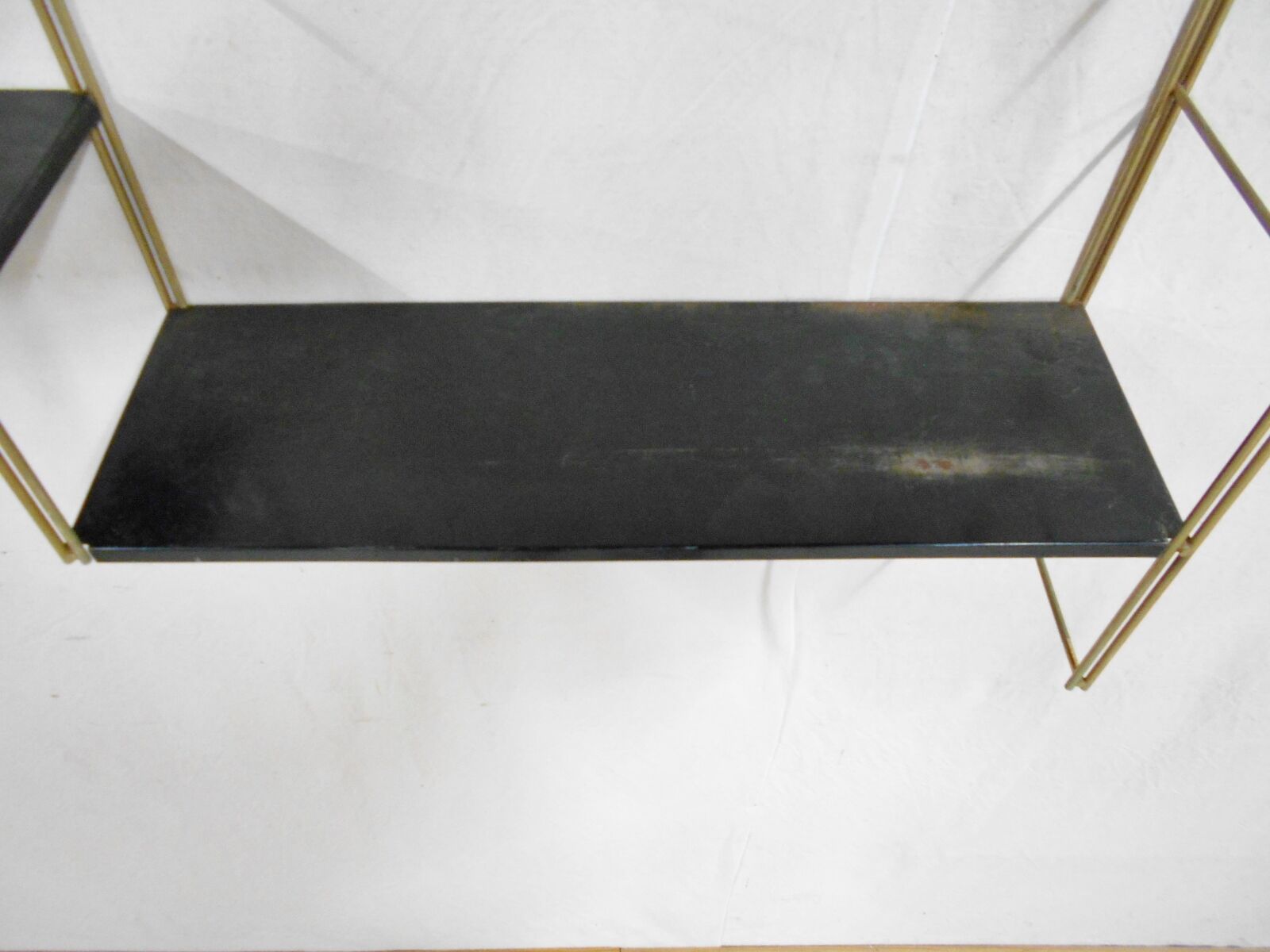 Vintage metal shelves