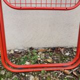 Red mesh folding chair Taulin 80s