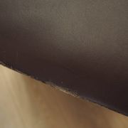 Brown leather armchair, Italian design, 1960s, production: Italy