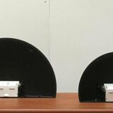 Postmodern Italian wall lamps model Piatto D9 by Sandro Colbertaldo and Paolo Rizzatto for Luceplan, set of 2.