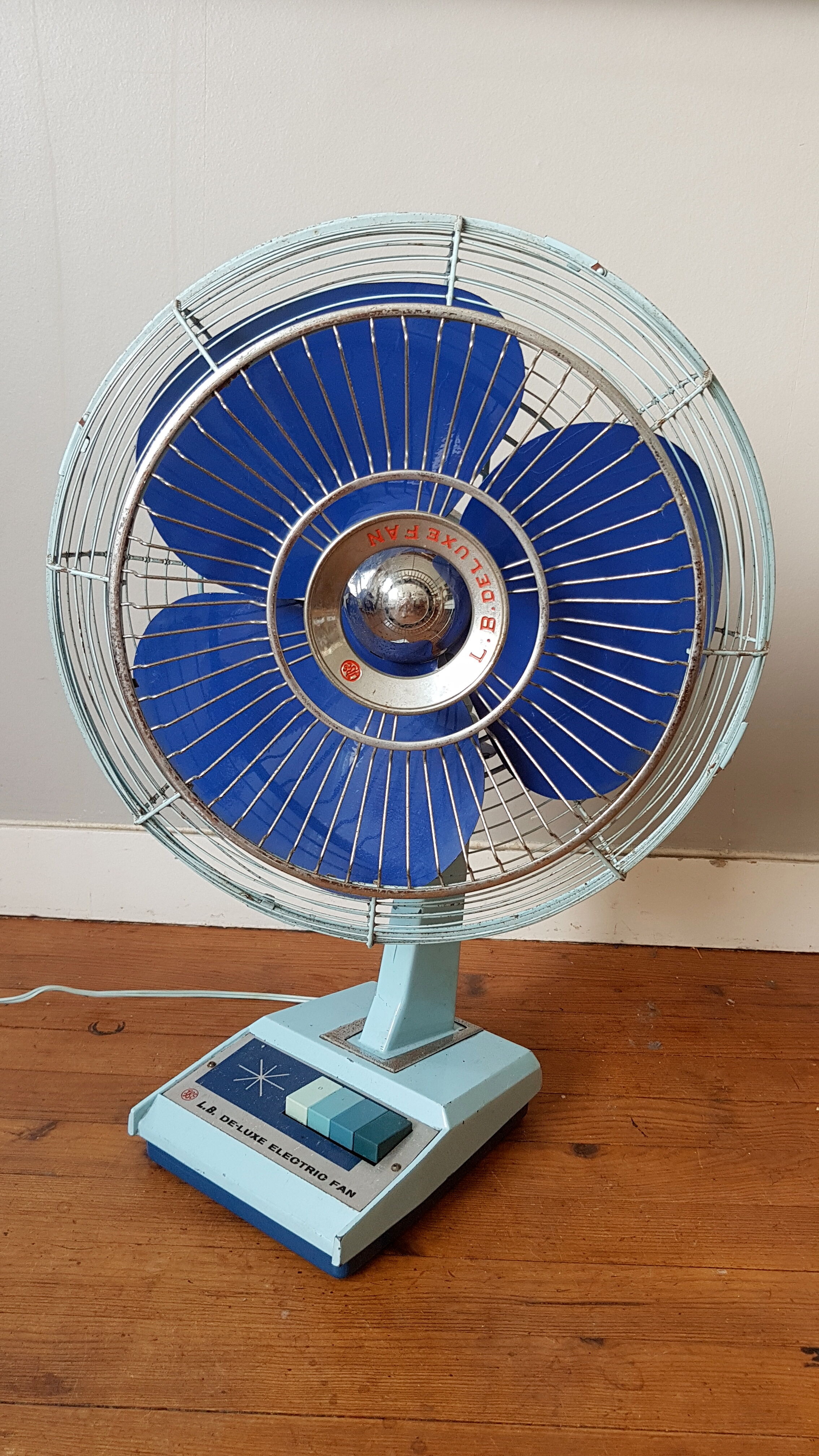 Ventilateur vintage industriel déco loft