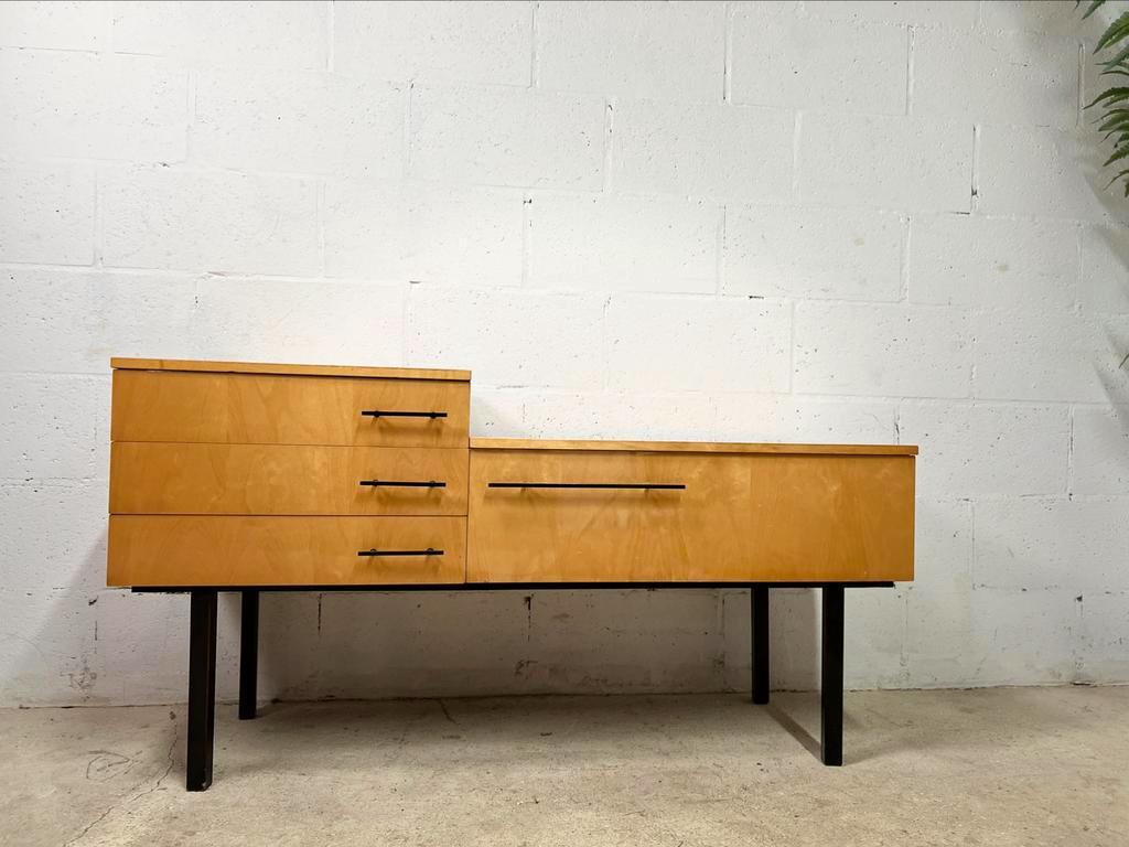 Meuble tv vintage, lowboard, armoire basse