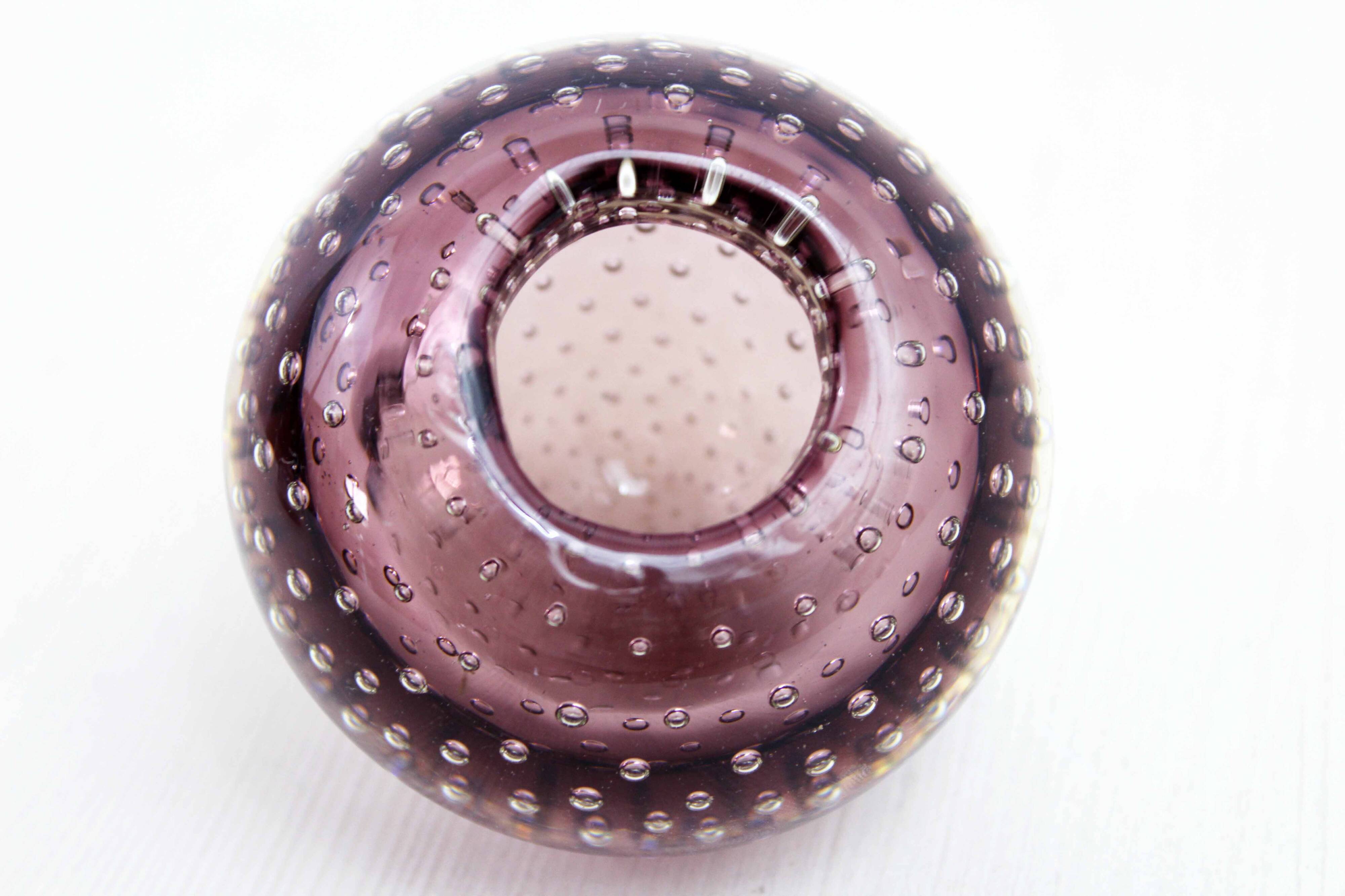 Murano glass candle holder or soliflore