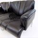 Girsberger Eurochair leather sofa 2-seater