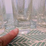 Blown glass bubble vases