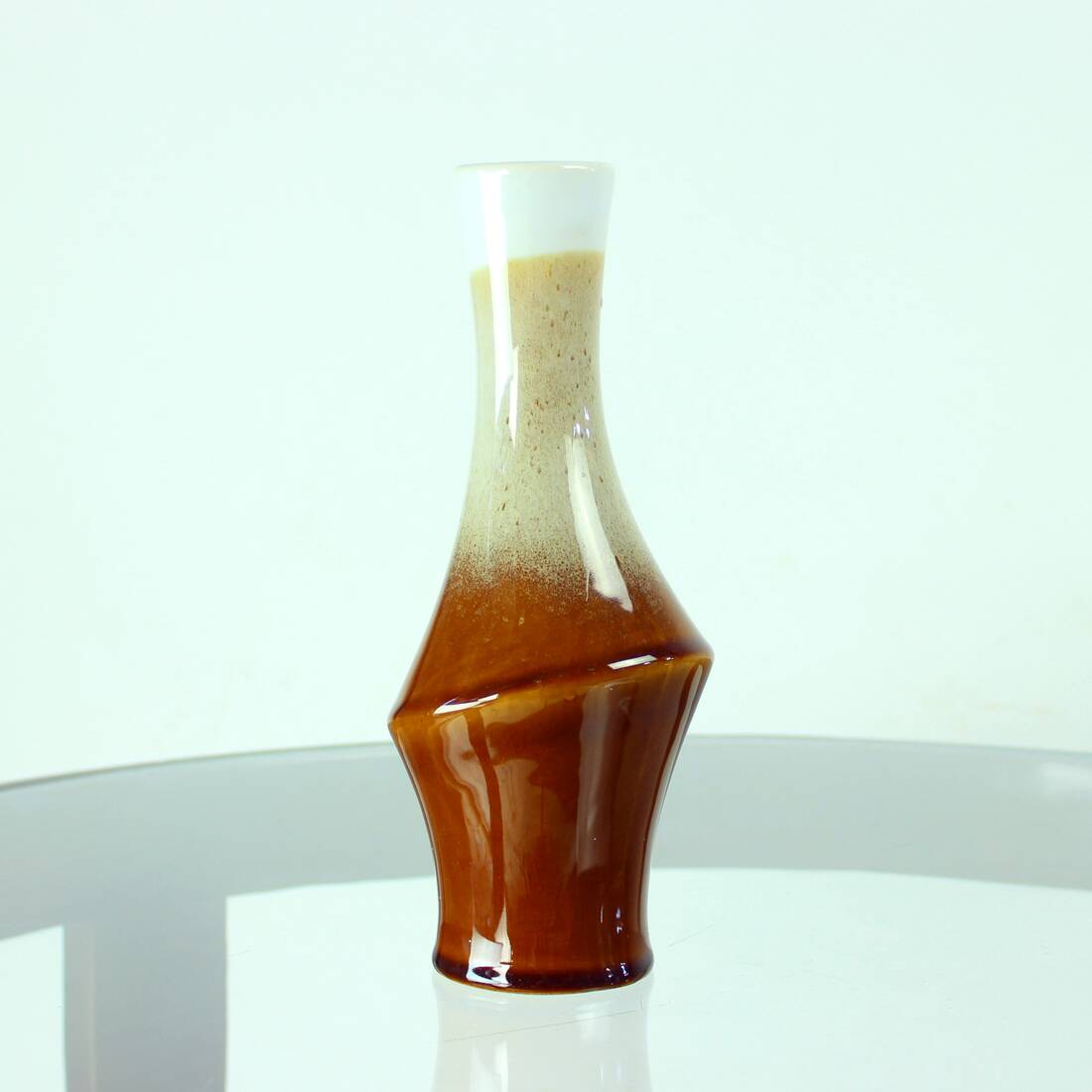 Brown Ceramic Vase By Ditmar Urbach, Czechoslovakia 1960s