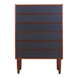 Teak chest of drawers, Danish design, 1970s, production: Denmark