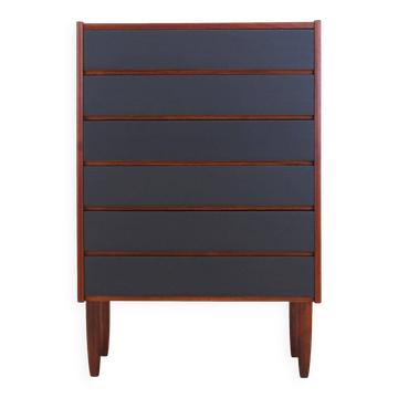 Teak chest of drawers, Danish design, 1970s, production: Denmark