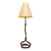 Lampadaire en fer forgé attribué à Léopold Gest
