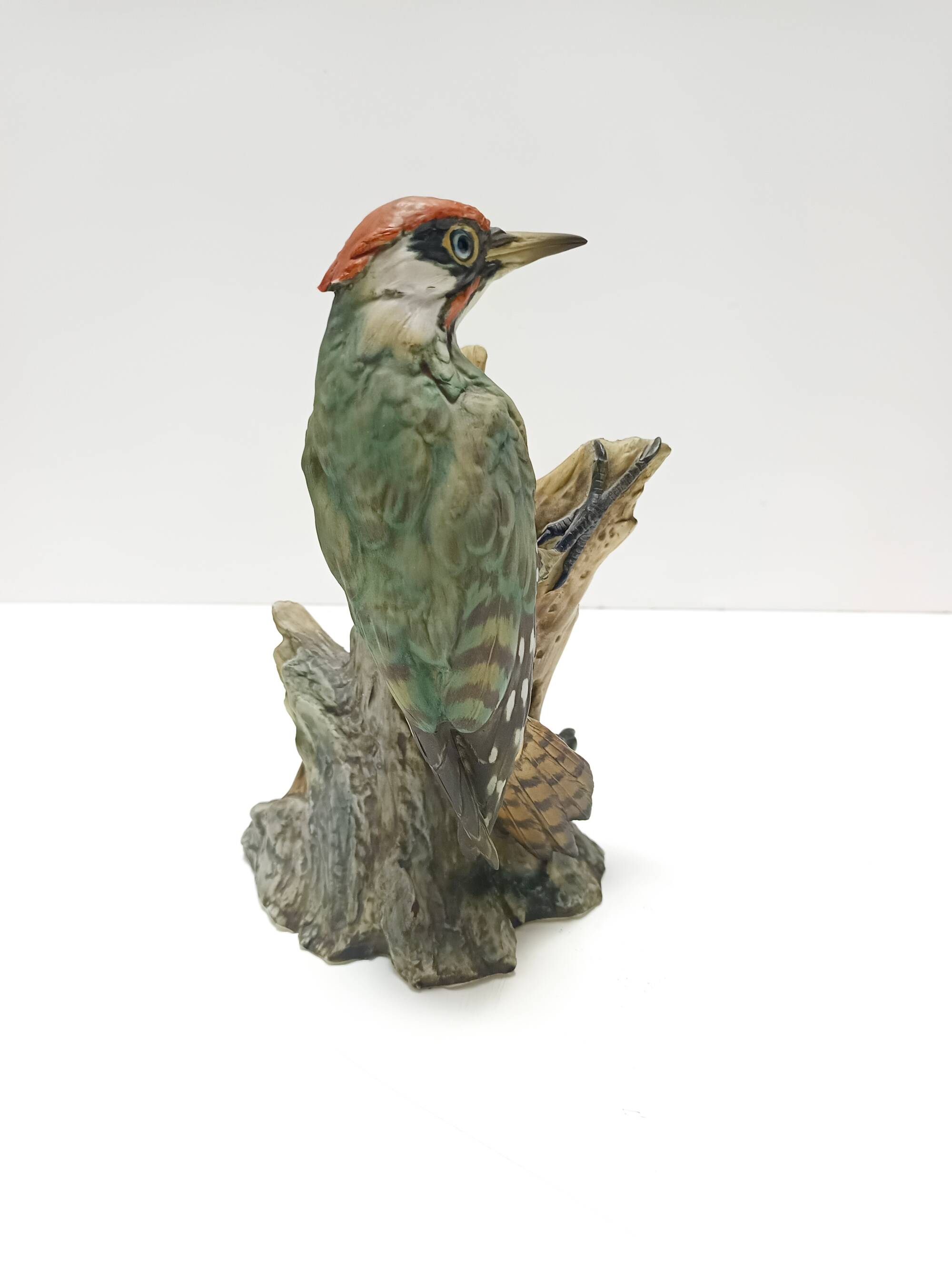 Vintage Hand-Painted Ceramic Woodpecker by Bepi Tay, Italy