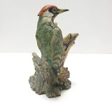 Vintage Hand-Painted Ceramic Woodpecker by Bepi Tay, Italy