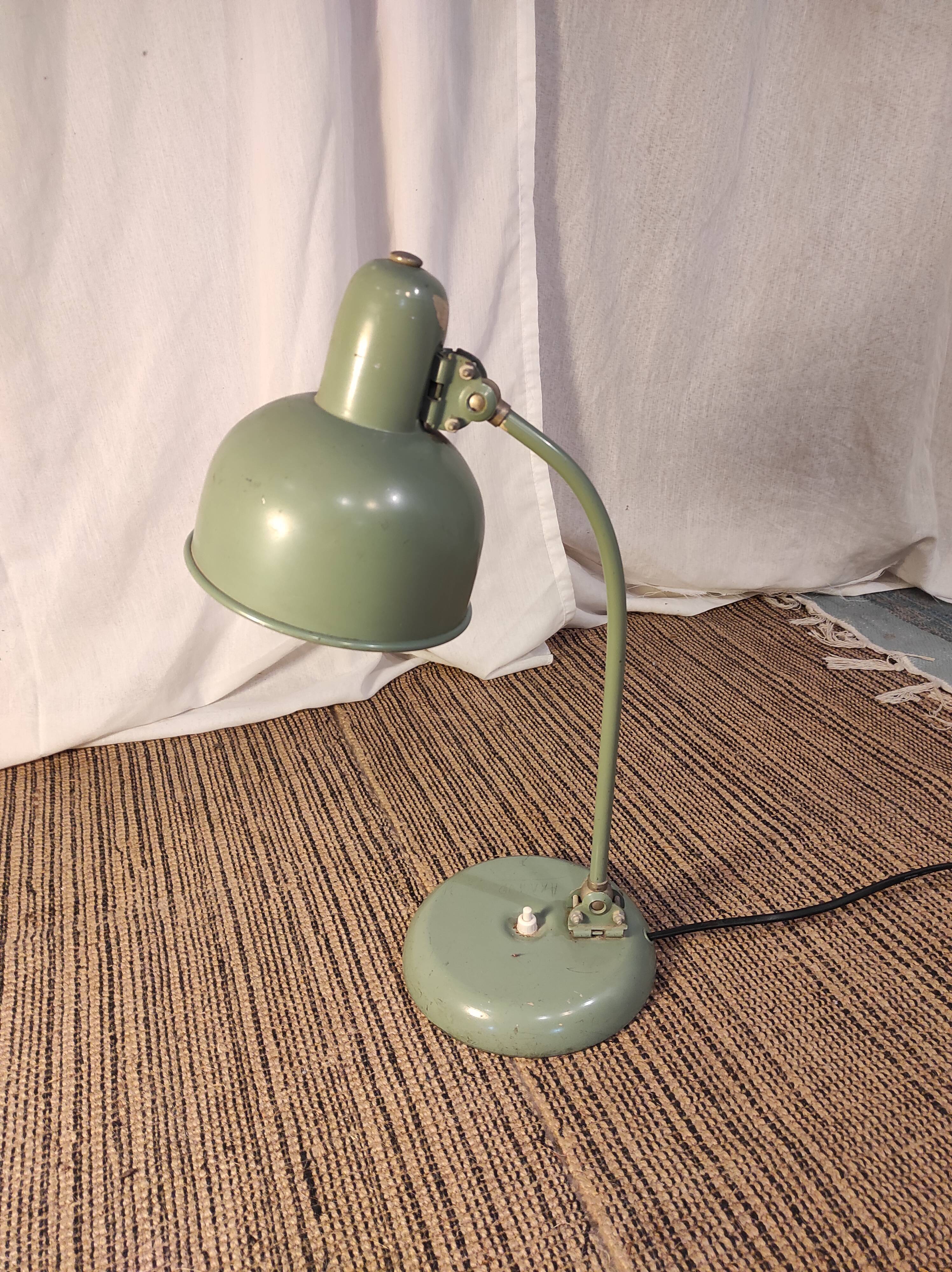 Desk lamp, articulated workshop lamp 1940