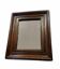Antique Huguenot style solid wood mirror