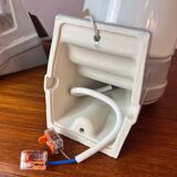 Set: 2x Wall Lamp Model 6070 light grey Sigvard Bernadotte for Ifö