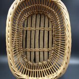 Basket or old wicker laundry basket