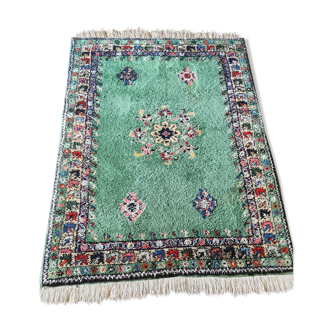 Tapis vintage rabbat 70's 123x137cm