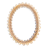 Rattan mirror Italy design