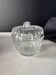 Bonbonnière vintage en verre pressé