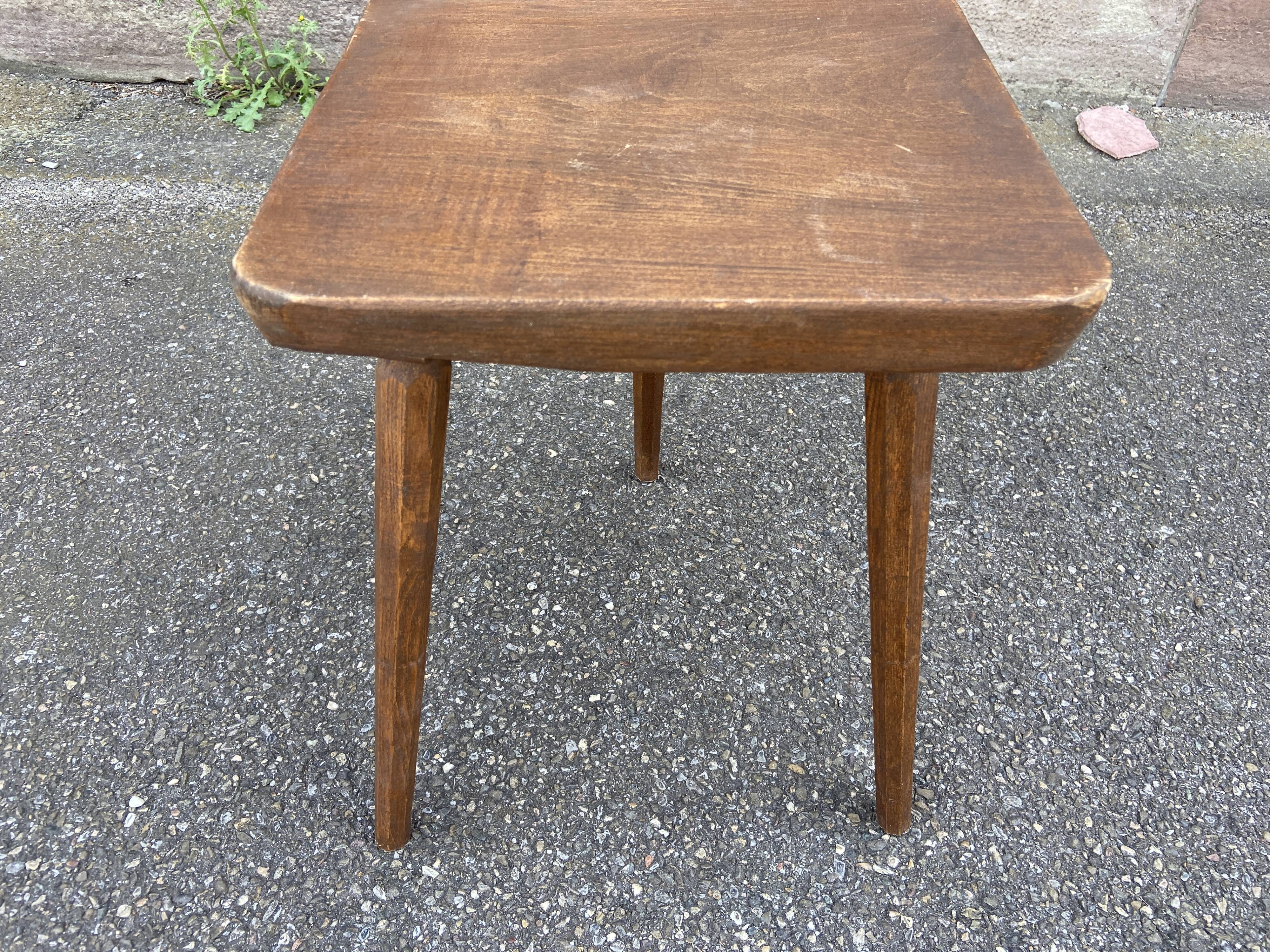 Stool farm fir wood tripod vintage