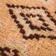 Peach Vintage Moroccan Rug 137 x 270 cm - Berber Rug Handmade - Wool Rug