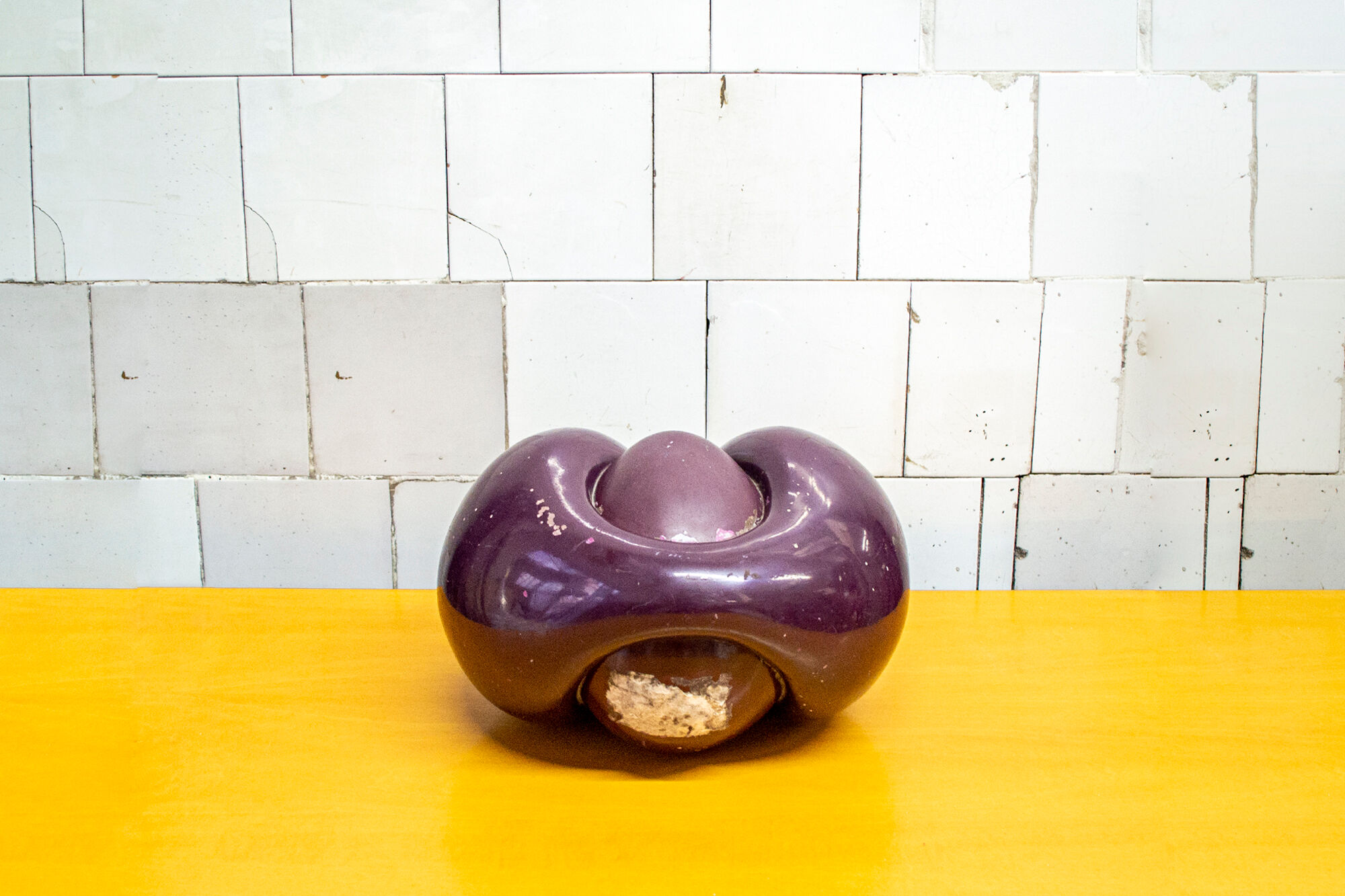 Lacquered fiberglass sculpture by Margo 1969