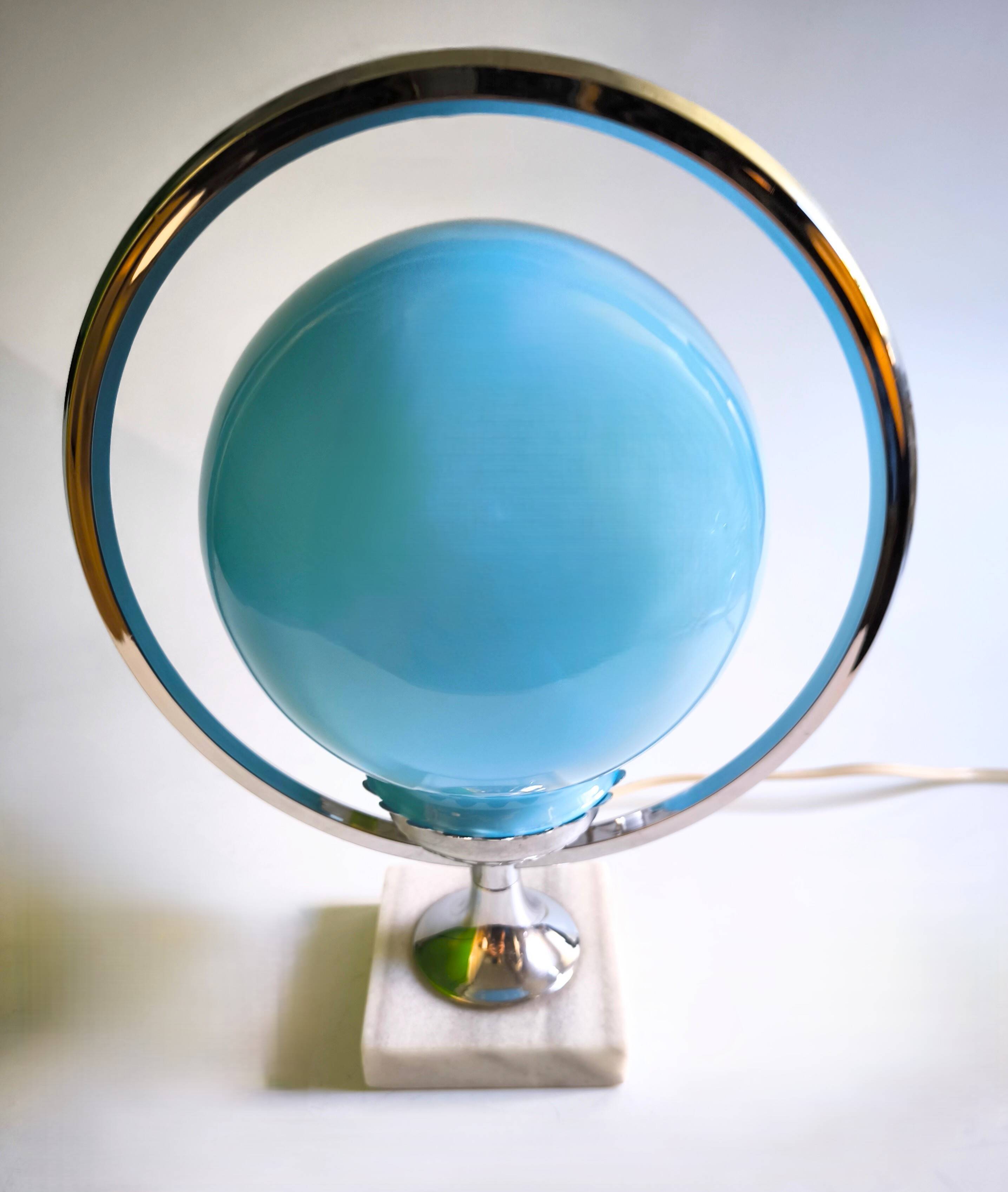 Vintage Art Deco/Space Age lamp from the 1970s.