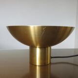 Table lamp in gilded aluminum edition sce 1970
