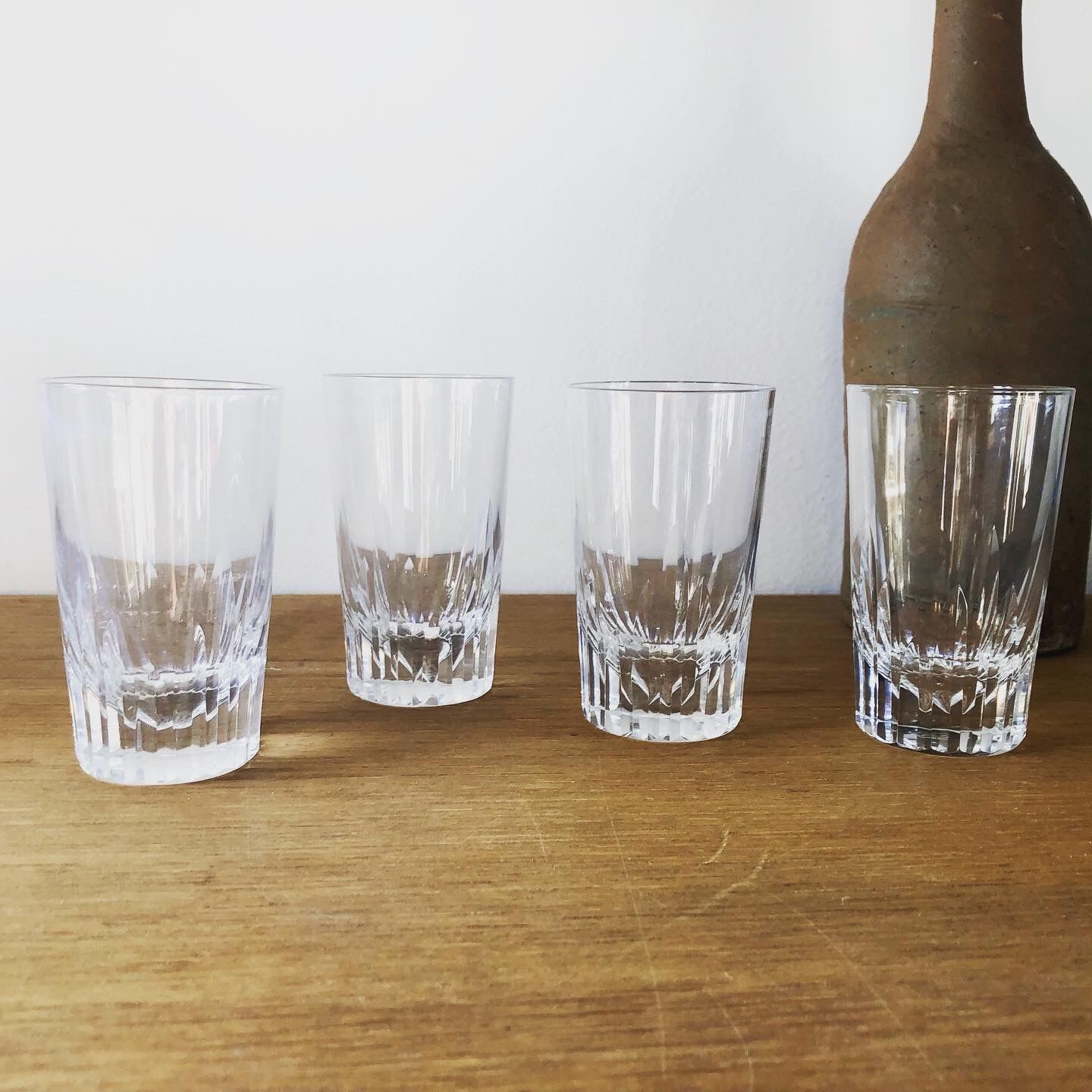 Set of 4 Baccarat glasses