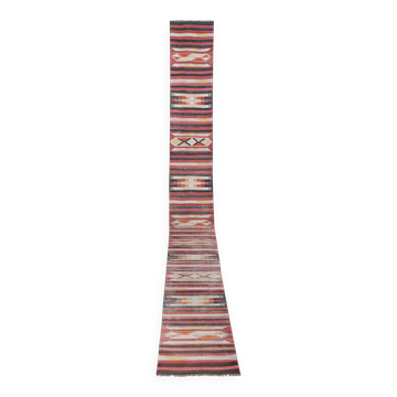 Tapis de couloir turc vintage