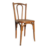 Chaise Bistrot Rotin en bois courbé