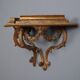 Antique gilded wooden shelves, Italy, 18th century
