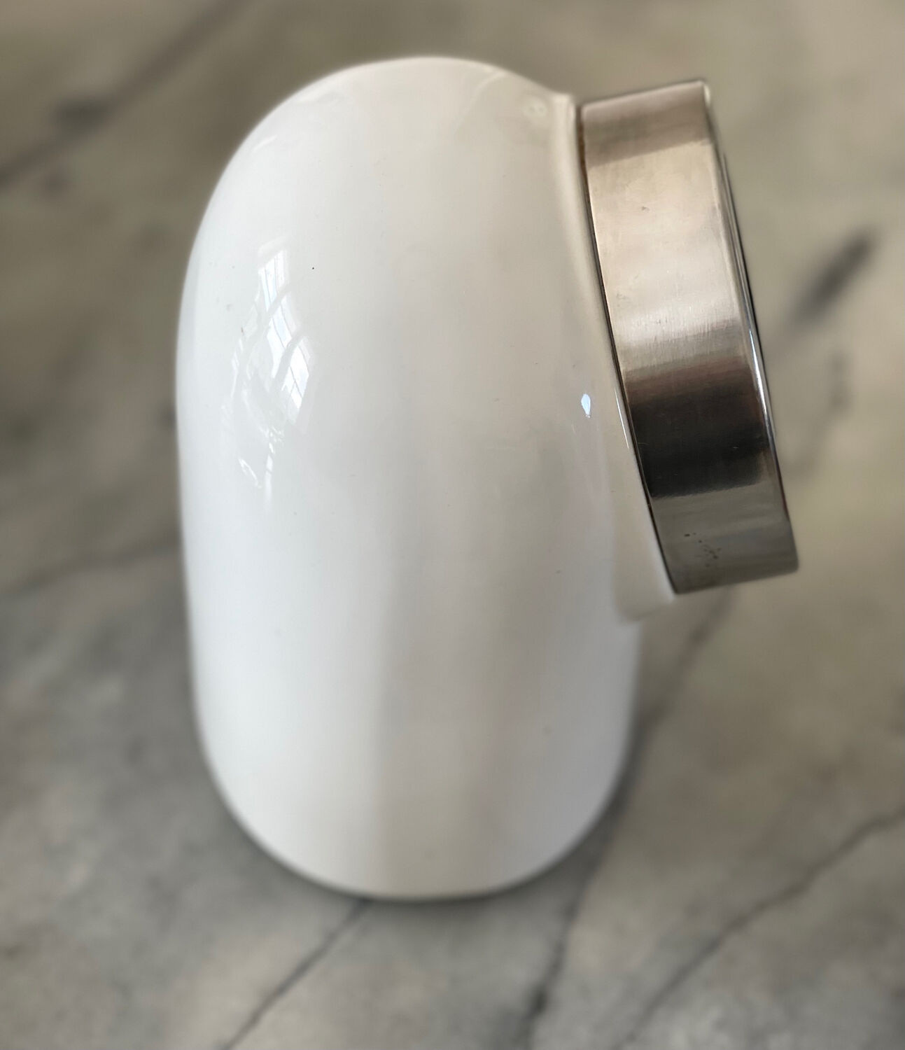 Space age sugar pot