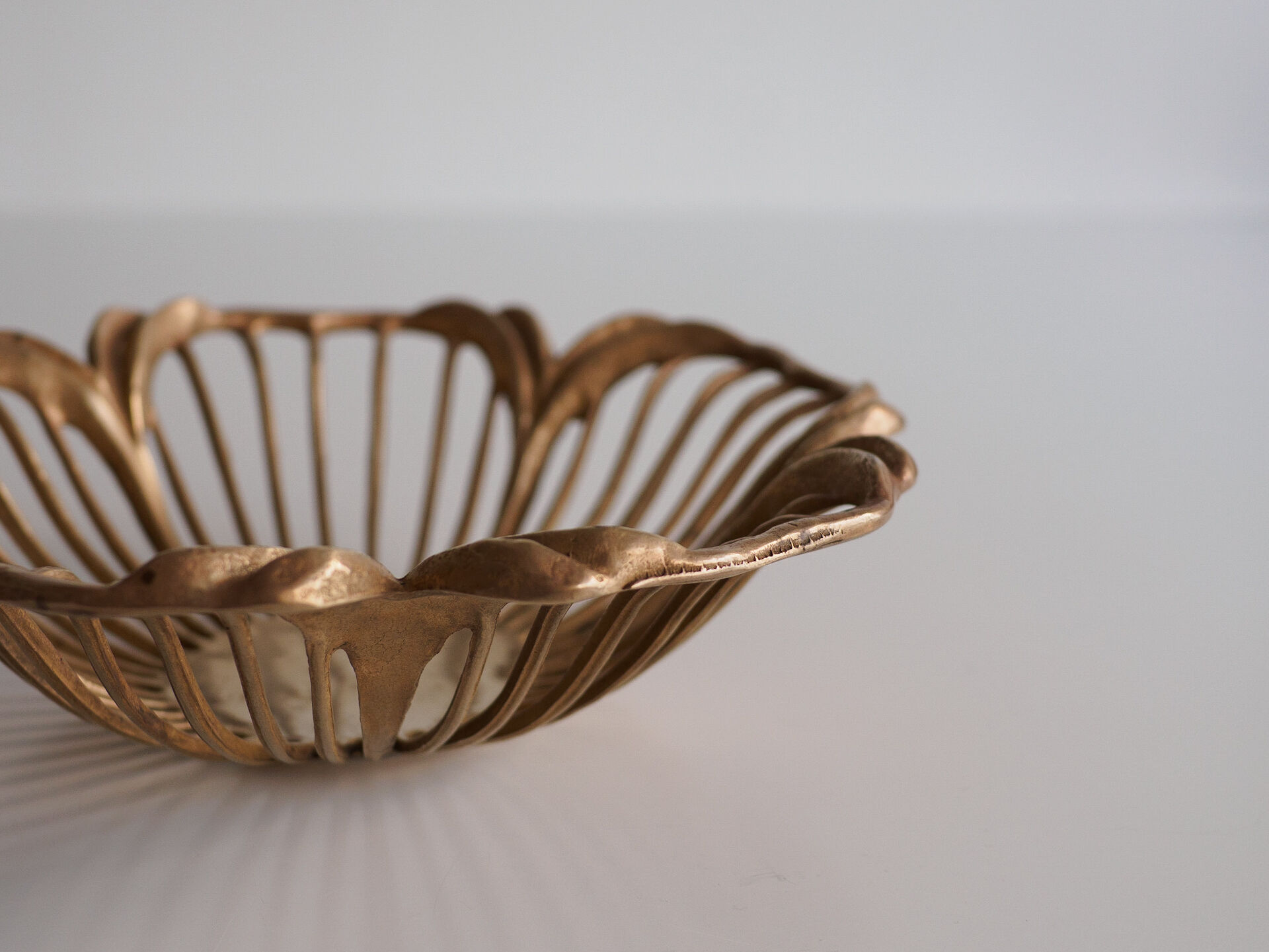 Brass fruit cup