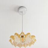 Vintage opaline pendant lamp