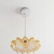 Vintage opaline pendant lamp