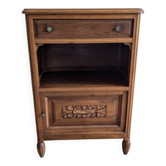 Small art deco piece of furniture in solid wood