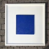 Monochrome abstract painting