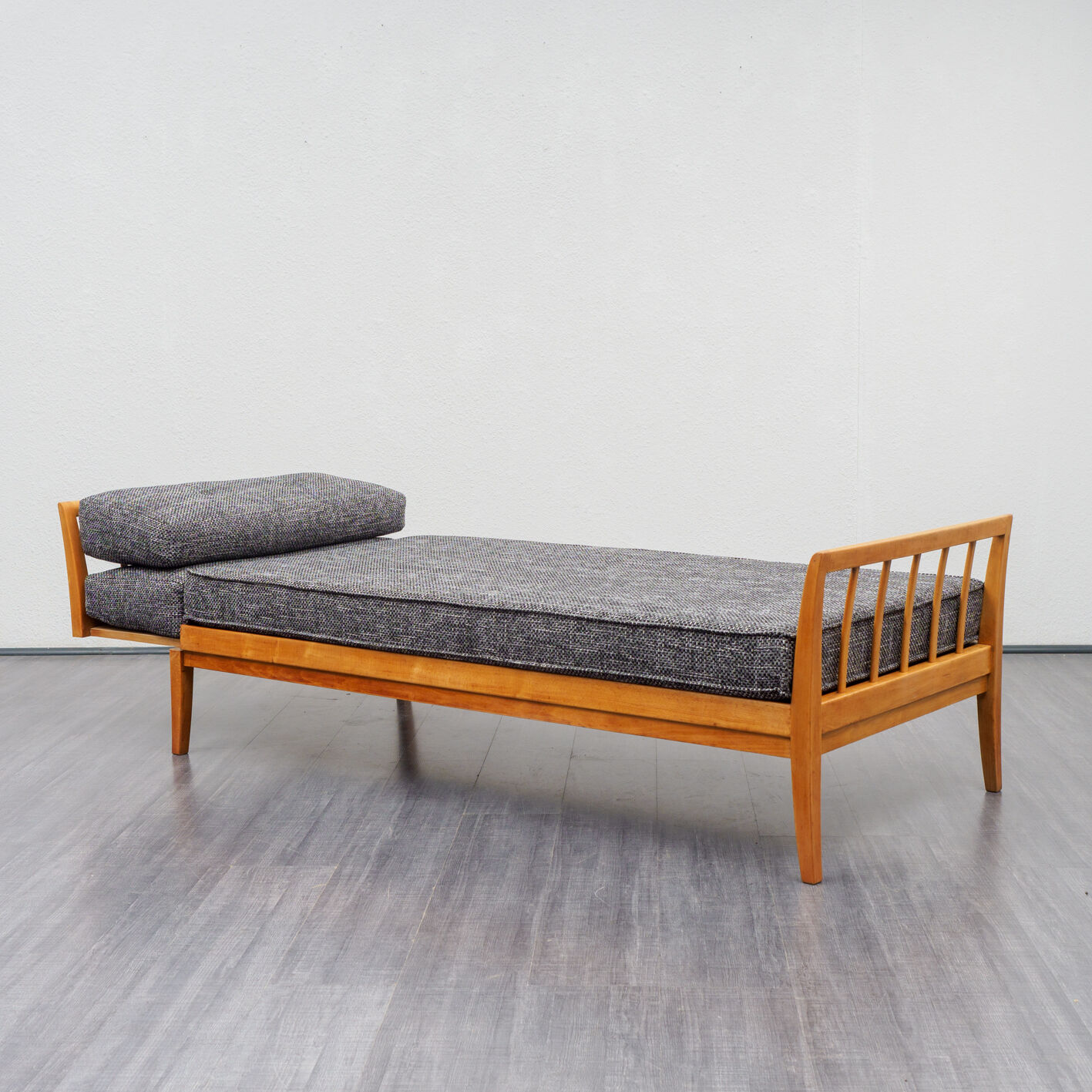 50s sofa in cherry wood