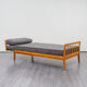 50s sofa in cherry wood
