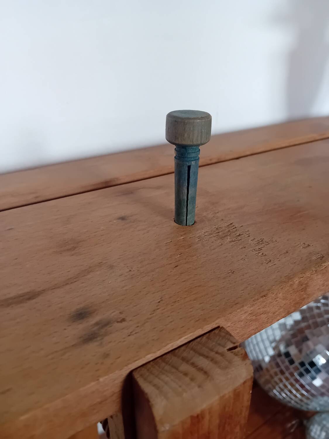 Wooden children's workbench