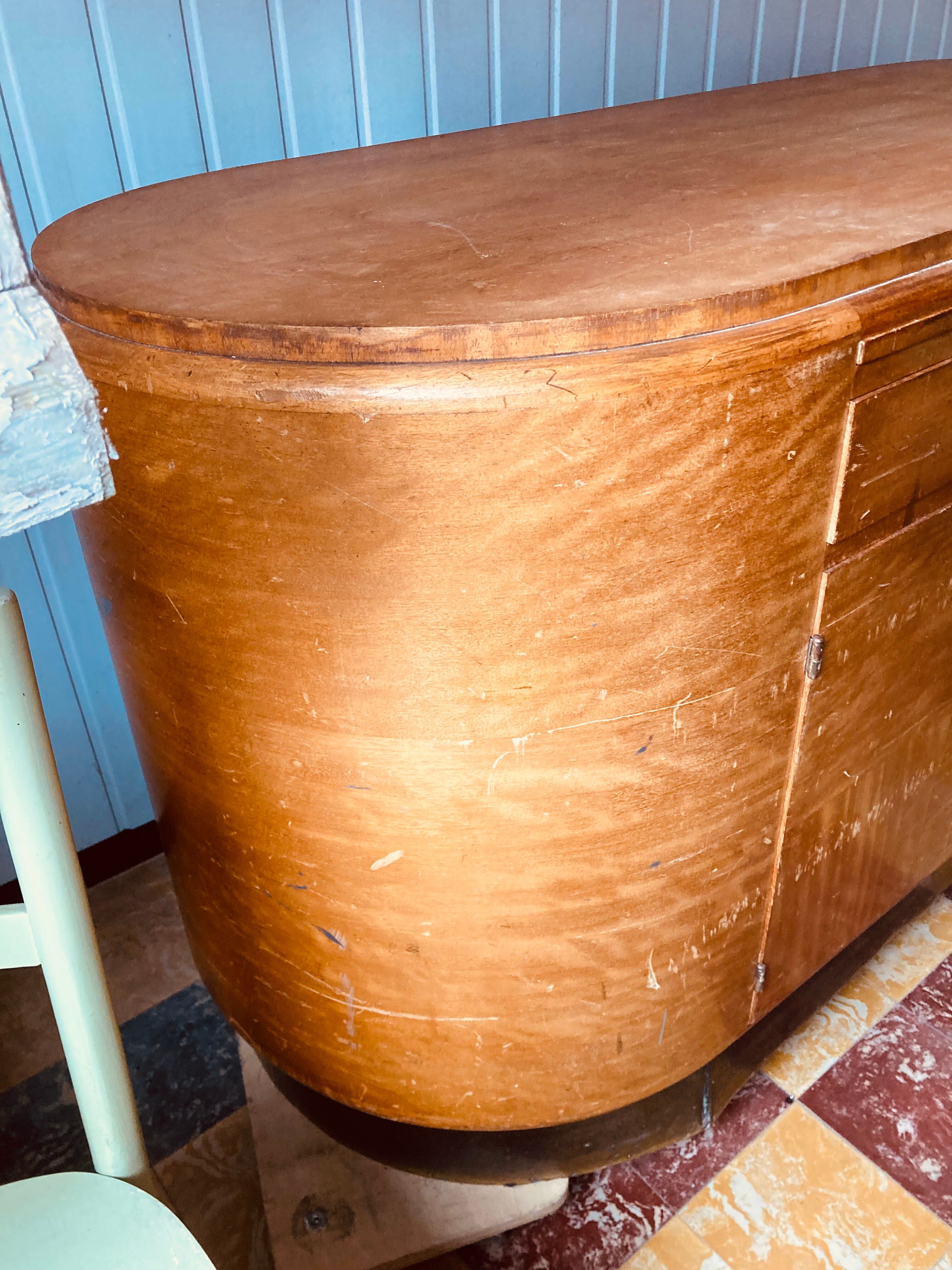 Art deco tailor's counter