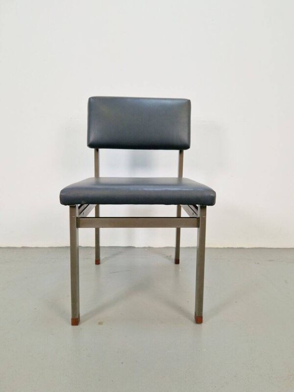 Chaises de salle à manger Pali et table à manger par Louis van Teeffelen pour Wébé, années 1960, ensemble de 6.