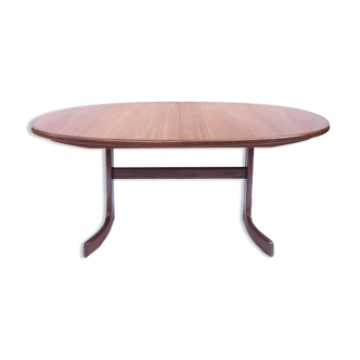 Scandinavian vintage dining or meeting table, a butterfly extension cord